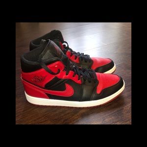 Nike Air Jordan 1 Mid “Banned 2020” Womens Size 10 NEW WITHOUT TAGS OR BOX